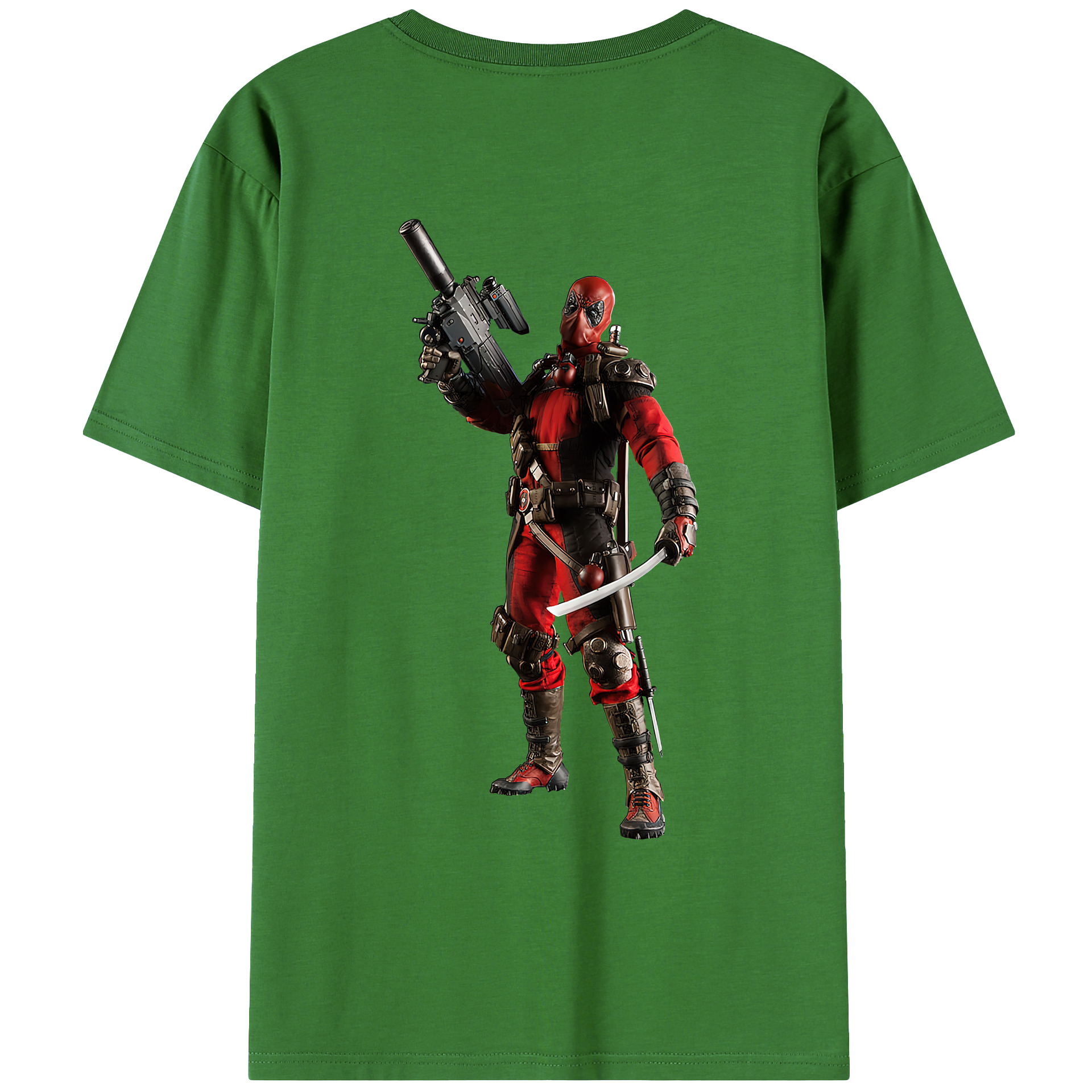 （画像用） Deadpool デッドプール レディース半袖Tシャツ(バックプリント)